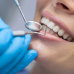 a dental patient undergoing gum disease treatment.